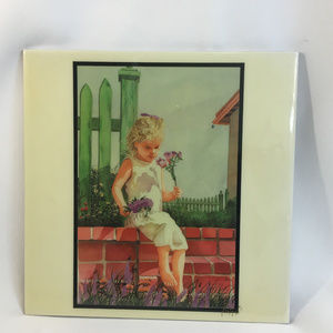 Artist Signed Ceramic Tile Art Painting Print